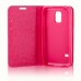 Samsung Galaxy S5 Mini (G800) Dikişli ve Gizli Mıknatıslı Tiger Kılıf Pembe Samsung Galaxy S5 Mini (G800) Dikişli ve Gizli Mıknatıslı Tiger Kılıf Pembe