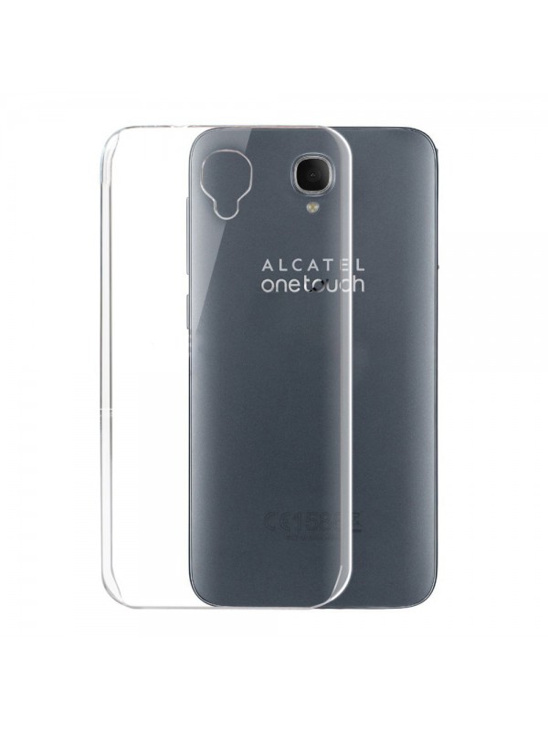 Alcatel OneTouch IDOL X Kılıf Soft Silikon Şeffaf Arka Kapak