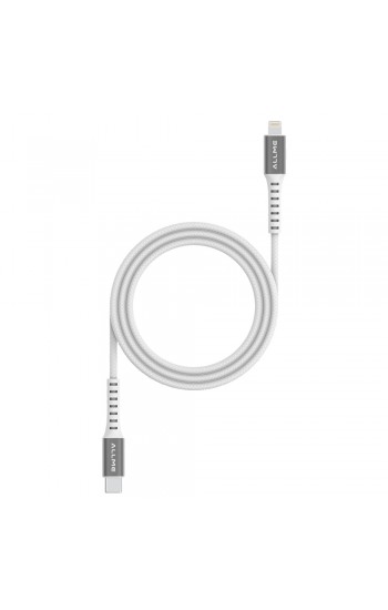 Allme DK3ATLG 27W Type-C to Lightning Örgü Desen Şarj Kablosu - Beyaz… Allme DK3ATLG 27W Type-C to Lightning Örgü Desen Şarj Kablosu - Beyaz…