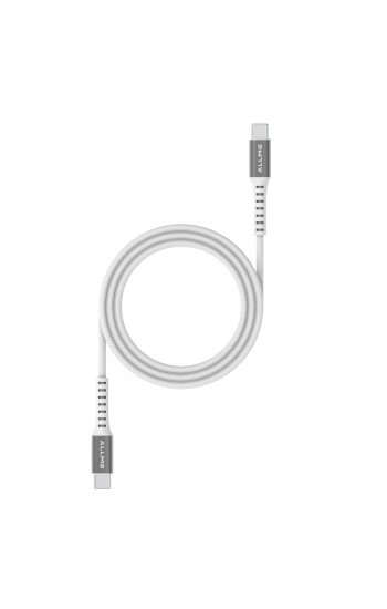 Allme DK3ATTG 45W Type-C to Type-C Örgü Desen Şarj Kablosu - Beyaz&hellip;