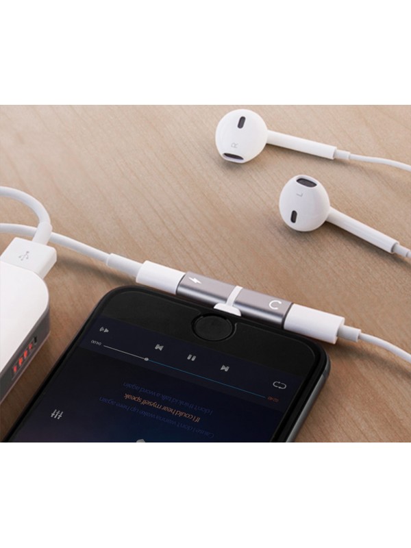 FitPlus FT-AC26 Lightning Şarj + Kulaklık Çoğaltıcı Mini Adaptö&hellip;