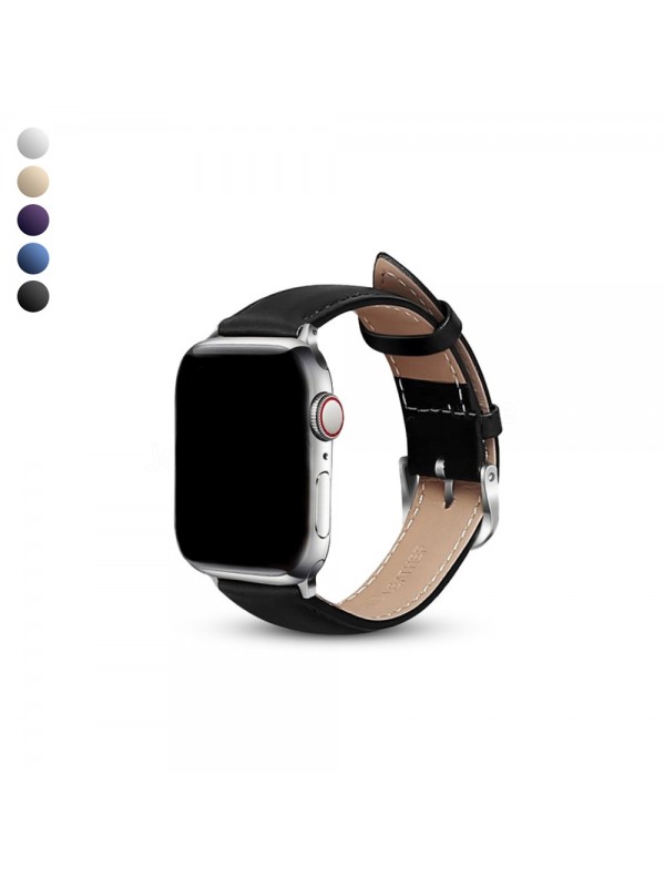 Apple Watch 42 44 45 49 mm Uyumlu  NL26 Deri Kordon