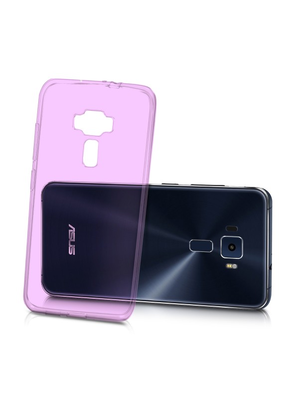 Asus Zenfone 3 5.2" Kılıf Soft Silikon Pembe Arka Kapak…