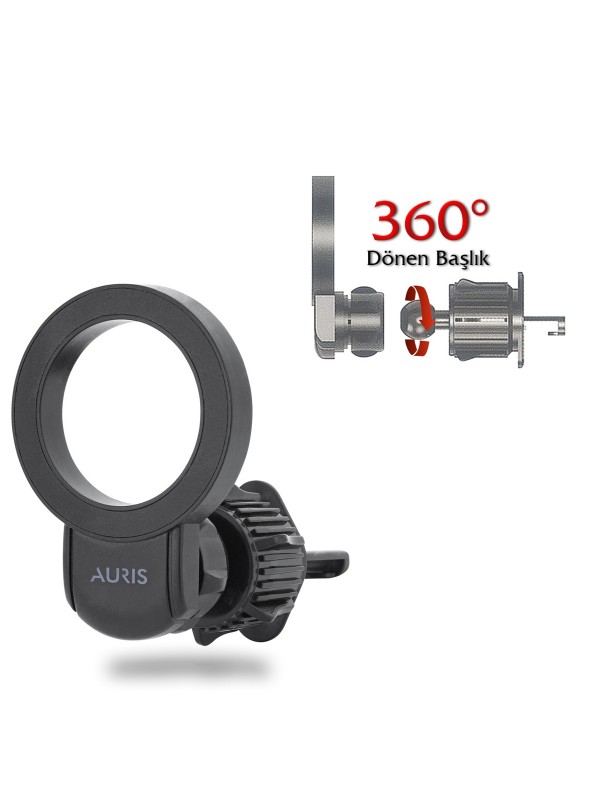Auris ARS-H130 Araç İçi Havalandırma Manyetik Telefon Tutucu…