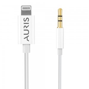 Auris AU08 Lightning - 3.5mm 1m AUX Kablo