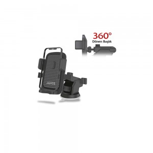 Auris H45 Boy Ayarlı Vantuzlu Araç İçi Telefon Tutucu