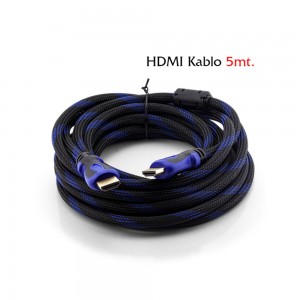 Auris HDM05 HDMI to HDMI 4K-8K Ultra HD Örgü Aktarım Kablosu 5m