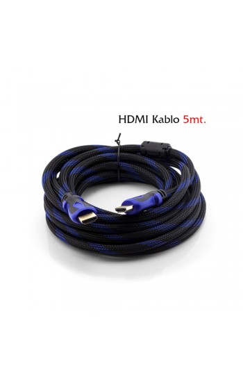 Auris HDM05 HDMI to HDMI 4K-8K Ultra HD Örgü Aktarım Kablosu 5m