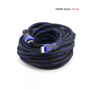 Auris HDM10 HDMI to HDMI 4K-8K Ultra HD Örgü Aktarım Kablosu 10m