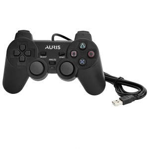 Auris JS01 PC Uyumlu Kablolu Doubleshock USB GamePad Oyun Kolu Joystick