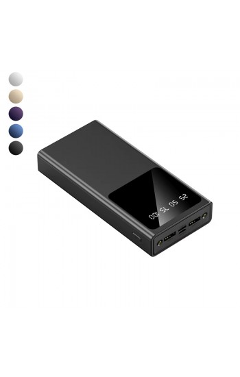 Auris K28 12000 mAh 44.5W Lcd Ekranlı Fenerli Powerbank Auris K28 12000 mAh 44.5W Lcd Ekranlı Fenerli Powerbank