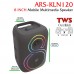 Auris KLN120 25W Kablolu Mikrofonlu Taşınabilir Kablosuz Bluetooth Hoparlör