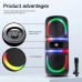 Auris KLN210 25W 2*8 inç Mikrofonlu RGB Bluetooth Hoparlör