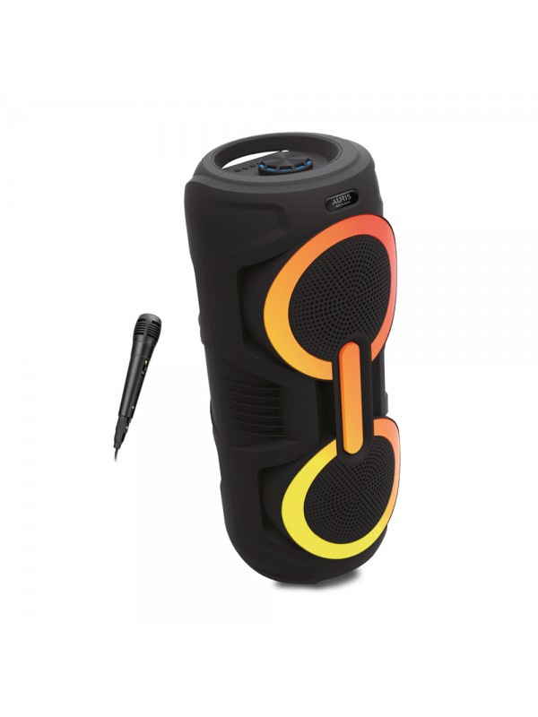 Auris KLN220 25W 2*8 inç Mikrofonlu RGB Bluetooth Hoparlör…