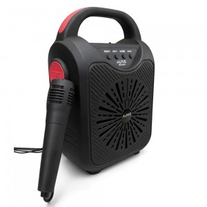 Auris KLN240 5W Kablolu Mikrofonlu Taşınabilir Kablosuz Bluetooth Hoparlör