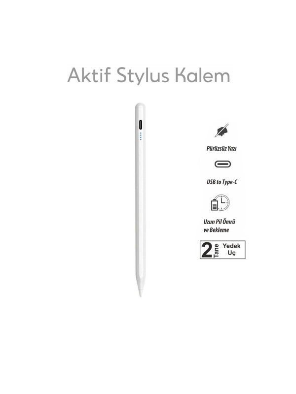 Auris PN10 Universal Stylus Pen, Aktif Dokunmatik Kalem&hellip;