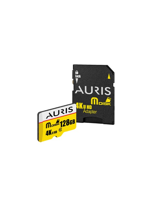 Auris TF01 Micro SD 128GB 4K Ultra HD Adaptörlü Hafıza Kartı…
