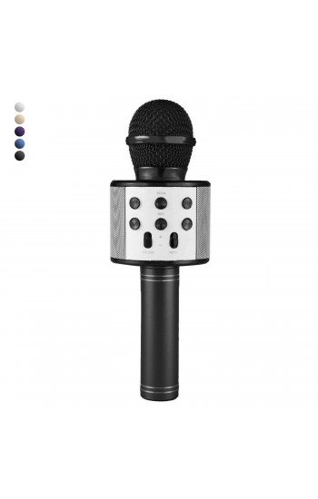 Auris WS858 Karaoke Mikrofon Bluetooth Hafıza Kartı ve Aux Girişli