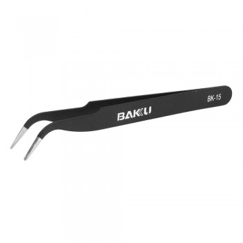 Baku BK-15ESD Eğri Uç Hassas Cımbız - Siyah Baku BK-15ESD Eğri Uç Hassas Cımbız - Siyah