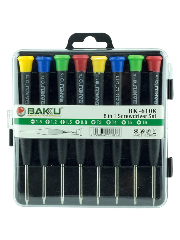 Baku BK-6108 8li Hassas Tornavida Seti&hellip;