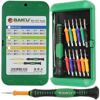 Baku BK-6312 12li Hassas Tornavida Seti ve Cımbız (14 parça) Baku BK-6312 12li Hassas Tornavida Seti ve Cımbız (14 parça)
