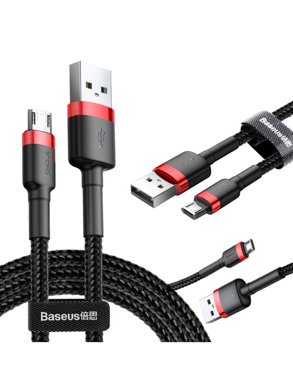 Baseus Cafule Micro USB Şarj ve Data Kablosu 2.4A 50cm CAMKLF-A… Baseus Cafule Micro USB Şarj ve Data Kablosu 2.4A 50cm CAMKLF-A…