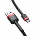Baseus Cafule Micro USB Şarj ve Data Kablosu 2.4A 50cm CAMKLF-A Baseus Cafule Micro USB Şarj ve Data Kablosu 2.4A 50cm CAMKLF-A