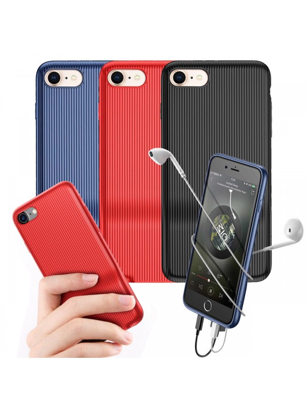 Baseus İphone 7/8 Kılıf Şarj ve Kulaklık Girişli Audio Case…