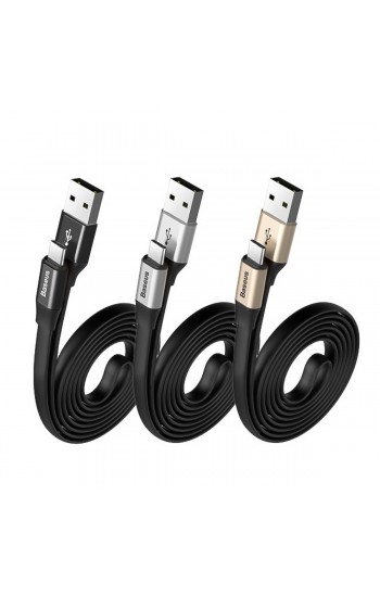 Baseus Nimble Portable Type-C Şarj ve Data Kablosu 2A 1.2mt CATMBJ-A&hellip;