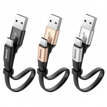 Baseus Nimble Portable Type-C Şarj ve Data Kablosu 2A 23cm CATMBJ-0 Baseus Nimble Portable Type-C Şarj ve Data Kablosu 2A 23cm CATMBJ-0