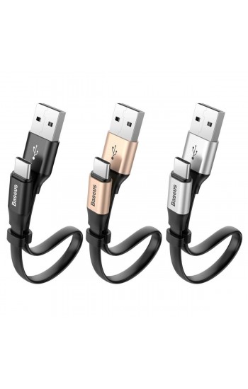 Baseus Nimble Portable Type-C Şarj ve Data Kablosu 2A 23cm CATMBJ-0… Baseus Nimble Portable Type-C Şarj ve Data Kablosu 2A 23cm CATMBJ-0…