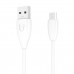 Baseus Small Pretty Waist Serisi 2A 1mt Micro USB Data ve Şarj Kablosu Beyaz