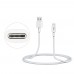 Bix BX100CW 3A USB-A to Type-C Data ve Şarj Kablosu - Beyaz