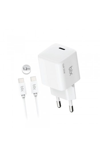 Bix BX1P32G GaN 30W Type-C PD Hızlı Şarj Cihazı ve 1.2m 3A Type-C Kabl… Bix BX1P32G GaN 30W Type-C PD Hızlı Şarj Cihazı ve 1.2m 3A Type-C Kabl…