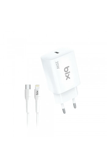 Bix BXL22W 20W USB-C Hızlı Şarj Adaptörü ve 5A Type-C to Lightning 1m&hellip;