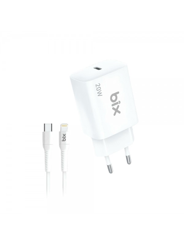 Bix BXL22W 20W USB-C Hızlı Şarj Adaptörü ve 5A Type-C to Lightnin&hellip;