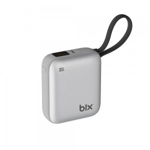 Bix PB119 10000mAh PD20W Kompakt Dijital Göstergeli Mini Powerbank Taşınabilir Hızlı Şarj Cihazı