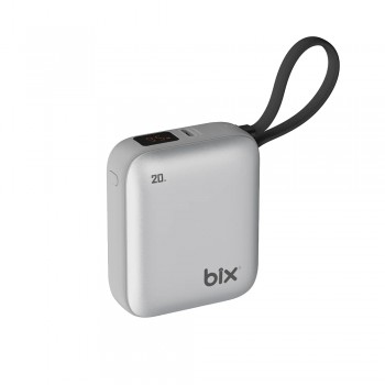 Bix PB119 10000mAh PD20W Kompakt Dijital Göstergeli Mini Powerbank Taşınabilir Hızlı Şarj Cihazı