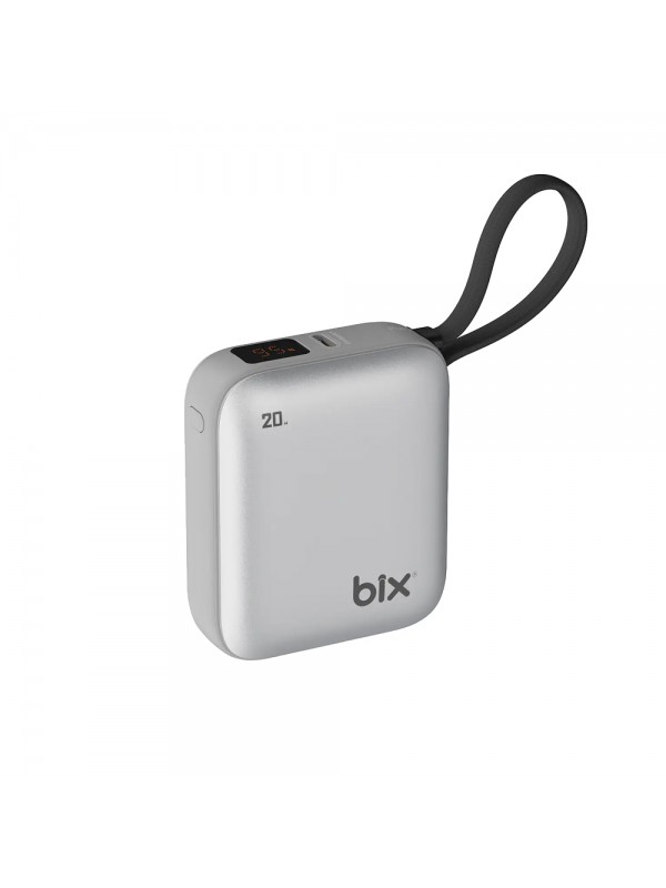 Bix PB119 10000mAh PD20W Kompakt Dijital Göstergeli Mini Powerbank Taşınabilir Hızlı Şarj Cihazı Bix PB119 10000mAh PD20W Kompakt Dijital Göstergeli Mini Powerbank Taşınabilir Hızlı Şarj Cihazı