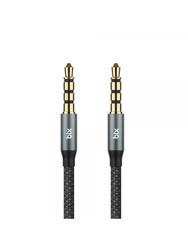 Bix TAU3C Hi-Fi 3.5mm to 3.5mm Erkek 1m Örgü Aux Ses Kablosu 1m&hellip;
