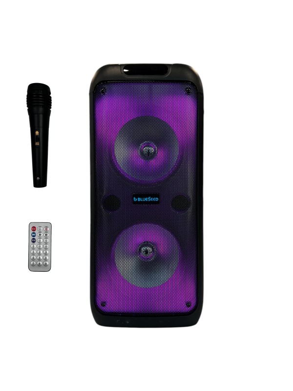 Blueseed BS-102 20W Mikrofonlu Kumandalı Taşınabilir Bluetooth Hopa…