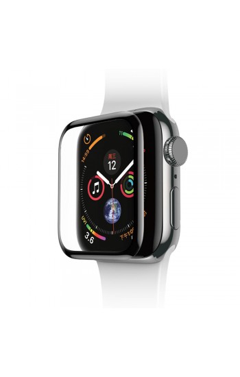 Bufalo Apple Watch 42mm Ekran Koruyucu 3D Kavisli PMMA Nano Siyah Çerçev…