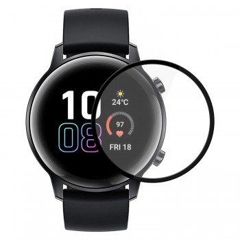 Bufalo Honor Magic Watch 2 42mm Ekran Koruyucu 3D Kavisli PMMA Nano Siyah Çerçeve Bufalo Honor Magic Watch 2 42mm Ekran Koruyucu 3D Kavisli PMMA Nano Siyah Çerçeve