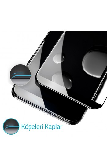 Bufalo Huawei P Smart S Ekran Koruyucu 5D Temperli Cam Siyah&hellip;