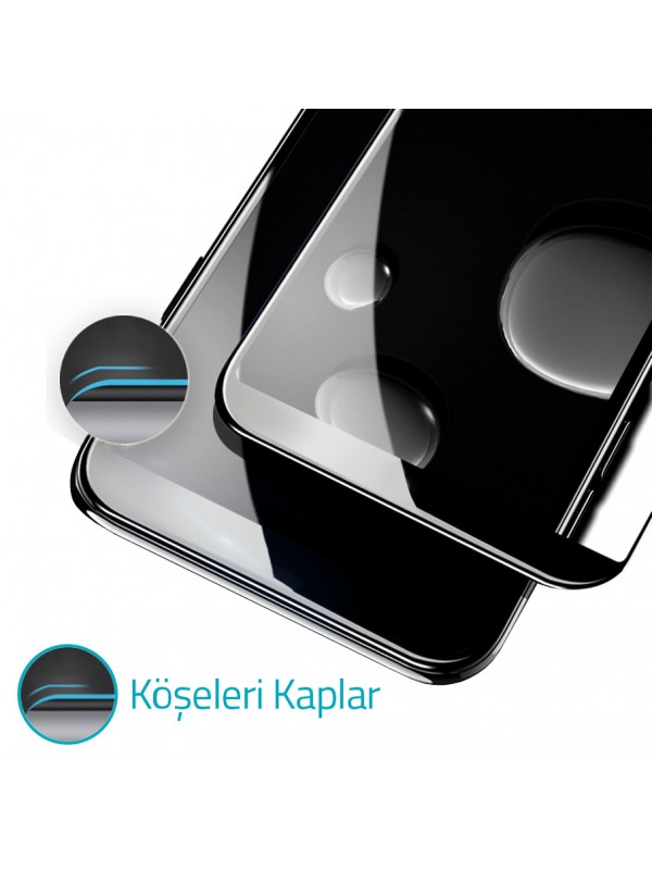 Bufalo Huawei P Smart S Ekran Koruyucu 5D Temperli Cam Siyah&hellip;