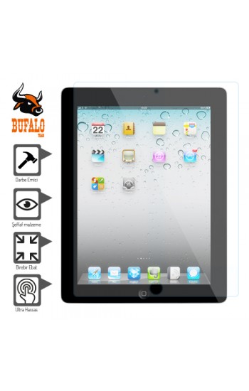 Bufalo iPad 2-iPad 3-iPad 4 Darbe Emici Ekran Koruyucu… Bufalo iPad 2-iPad 3-iPad 4 Darbe Emici Ekran Koruyucu…