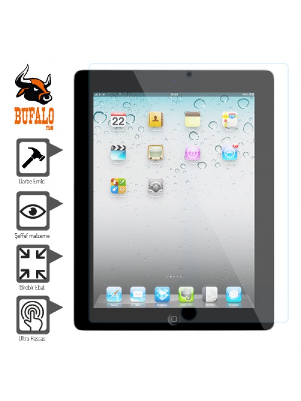 Bufalo iPad 2-iPad 3-iPad 4 Darbe Emici Ekran Koruyucu… Bufalo iPad 2-iPad 3-iPad 4 Darbe Emici Ekran Koruyucu…