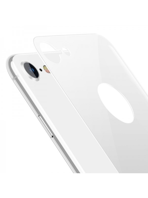 Bufalo iPhone 7/8 Kavisli 4D ARKA GÖVDE Cam Koruyucu Beyaz…