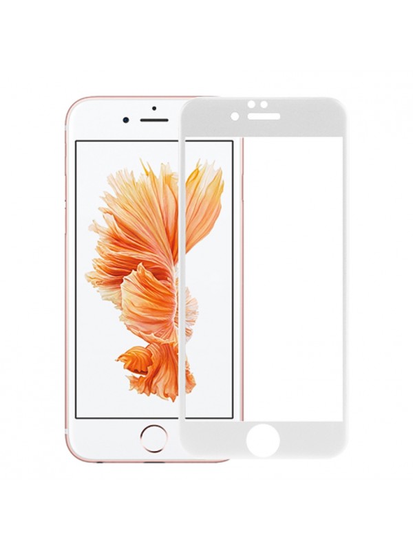Bufalo iPhone 7/8 Kavisli 4D Cam Ekran Koruyucu Beyaz&hellip;