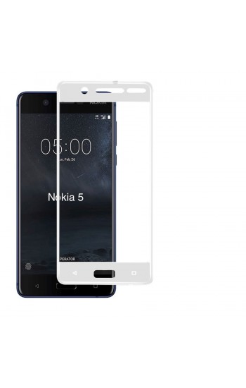 Bufalo Nokia 5 Kavisli 3D Cam Ekran Koruyucu Beyaz…